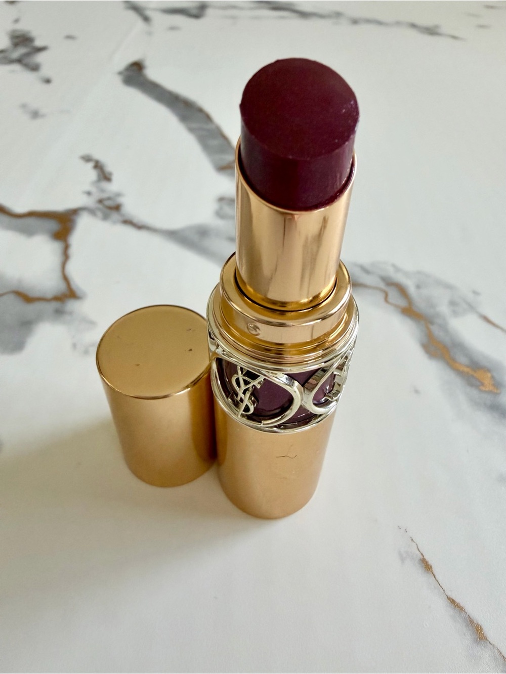 Yves Saint Laurent Rouge Volupte Shine Lipstick Shade 02 NWOB0x